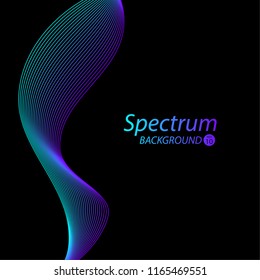 Colorful wave background