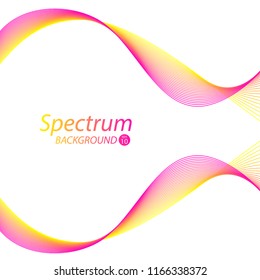 Colorful wave background