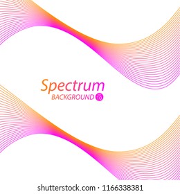 Colorful wave background