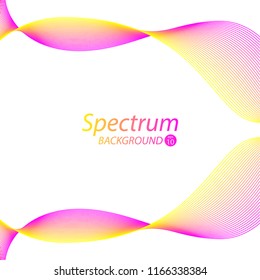 Colorful wave background