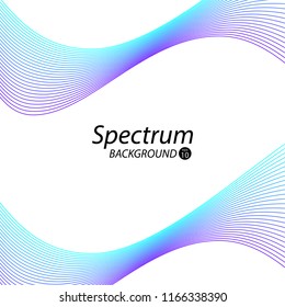 Colorful wave background