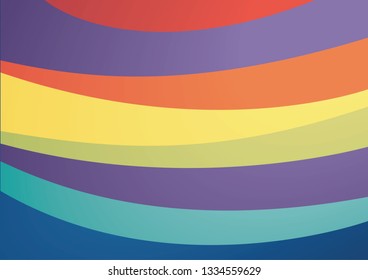 Colorful wave background