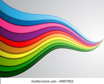Colorful Wave background