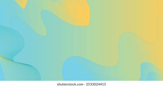 Colorful wave background for different designer