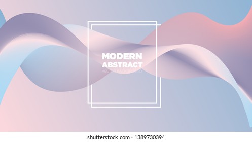 Colorful wave background. Fluid shapes composition. Vector psychedelic background for flyer or brochure