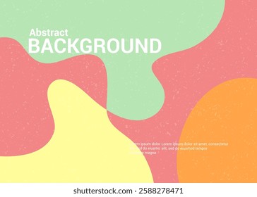 colorful wave background with grain noise effect background, for art product design, social media, trendy, vintage, flyer, banner