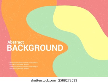 colorful wave background with grain noise effect background, for art product design, social media, trendy, vintage, flyer, banner
