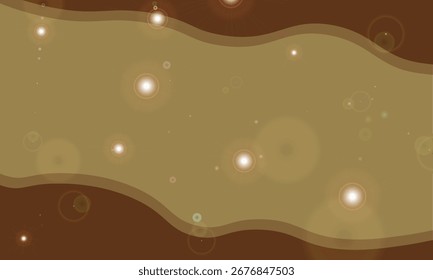 Colorful Wave Background Set with Glowing Light Effect