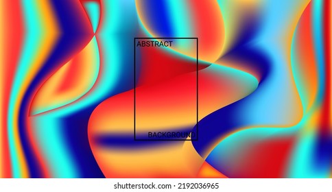 Colorful Wave Background Template Design For Website Background, Business Presentation