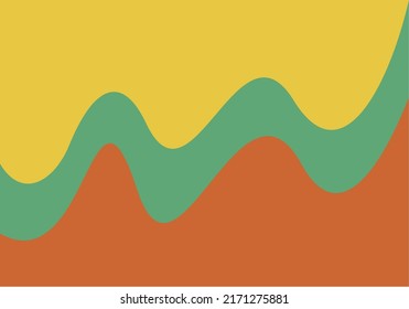 Arte vector de fondo de onda colorida