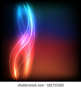 Colorful wave background. Vector eps10