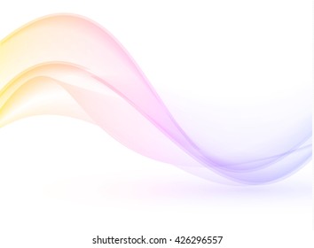 Colorful wave background. Vector eps10.