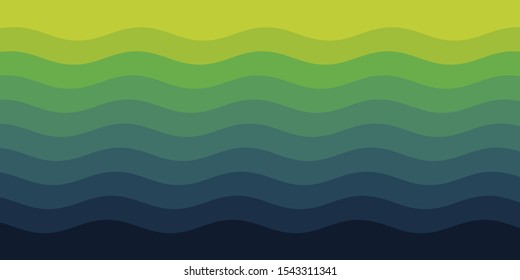 Colorful wave background. Vector illustration.