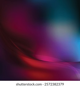 Colorful Wave Background Vector Illustration