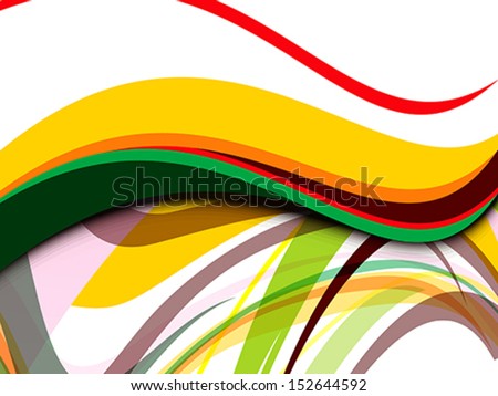 colorful wave background vector illustration Stock photo © 