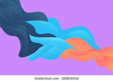 fondo de onda colorida para fondo de pantalla, sitio web y promoción de ventas