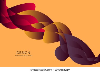 fondo de onda colorida para fondo de pantalla, sitio web y promoción de ventas