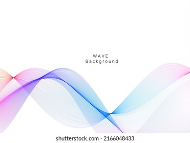 Diseño de ondas coloridas vector de fondo moderno