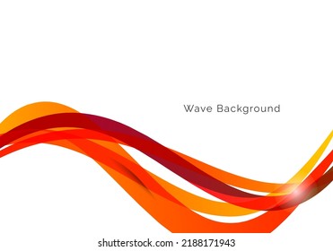 Diseño de ondas coloridas vector de fondo moderno