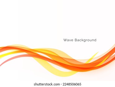 Colorful wave design modern background vector