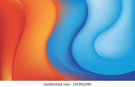 colorful wave gradient background template