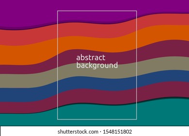 colorful wave layer texture abstract background