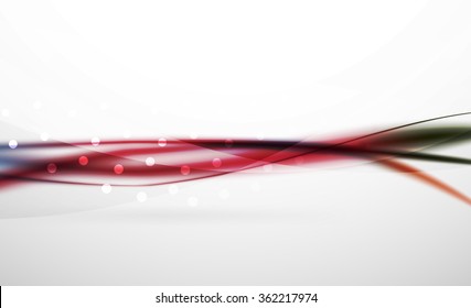 Colorful wave line, abstract background with light and shadow effects