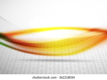 Línea de onda colorida, fondo abstracto con efectos de luz y sombra