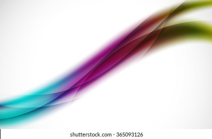 Colorful wave line, abstract background with light and shadow effects