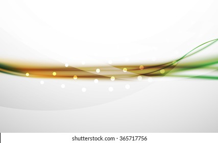 Colorful wave line, abstract background with light and shadow effects