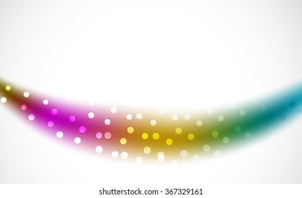 Colorful wave line, abstract background with light and shadow effects