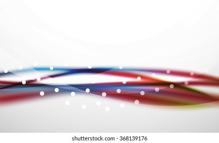 Farbige Wellenlinie, abstrakter Hintergrund mit Licht- und Schatteneffekten
