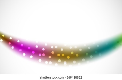 Colorful wave line, abstract background with light and shadow effects