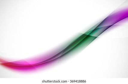 Colorful wave line, abstract background with light and shadow effects