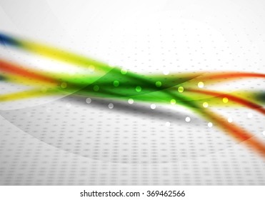 Colorful wave line, abstract background with light and shadow effects