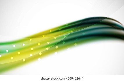 Línea de onda colorida, fondo abstracto con efectos de luz y sombra