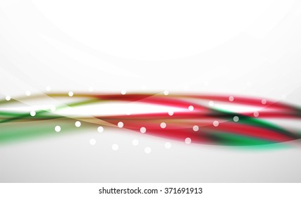 Línea de onda colorida, fondo abstracto con efectos de luz y sombra