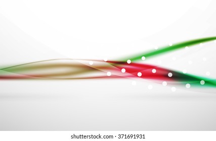 Colorful wave line, abstract background with light and shadow effects