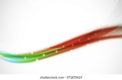 Colorful wave line, abstract background with light and shadow effects