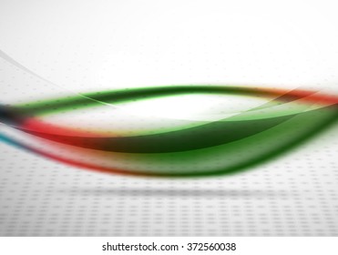 Línea de onda colorida, fondo abstracto con efectos de luz y sombra