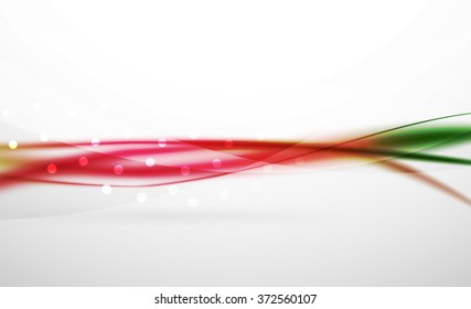 Colorful wave line, abstract background with light and shadow effects