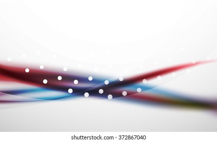 Farbige Wellenlinie, abstrakter Hintergrund mit Licht- und Schatteneffekten