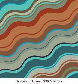 Colorful wave line background. Best smart design for your business.