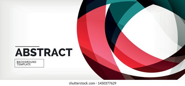 Colorful wave lines abstract background, color line for business or techno presentation. Vector shiny modern wallpaper with stripes