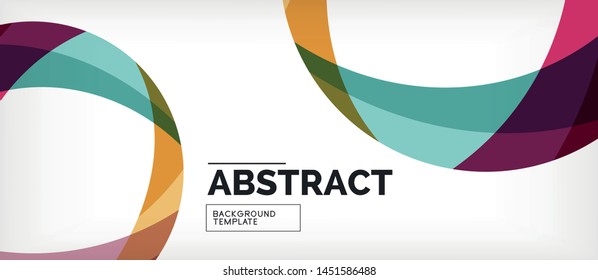 Colorful wave lines abstract background, color line for business or techno presentation. Vector shiny modern wallpaper with stripes