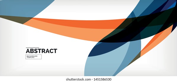 Colorful wave lines abstract background, color line for business or techno presentation. Vector shiny modern wallpaper with stripes