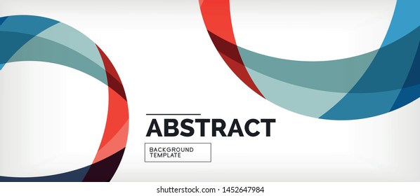 Coloridas líneas onduladas fondo abstracto, línea de color para presentación empresarial o técnica. Papel de pared moderno brillante vectorial con rayas