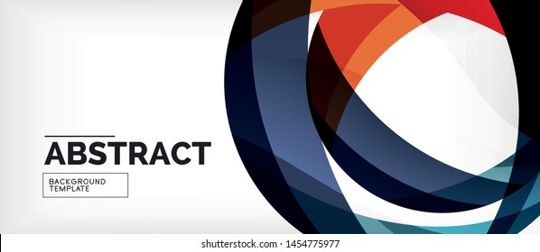 Colorful wave lines abstract background, color line for business or techno presentation. Vector shiny modern wallpaper with stripes