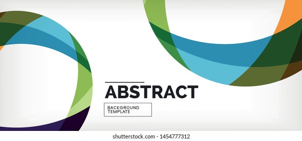 Colorful wave lines abstract background, color line for business or techno presentation. Vector shiny modern wallpaper with stripes