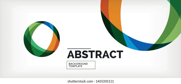 Coloridas líneas onduladas fondo abstracto, línea de color para presentación empresarial o técnica. Papel de pared moderno brillante vectorial con rayas